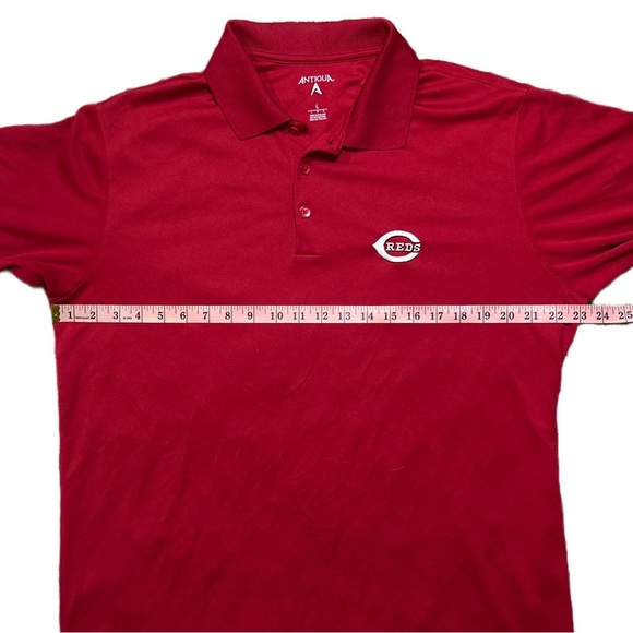 Cincinnati Reds Men’s Red Polo - Picture 4 of 8
